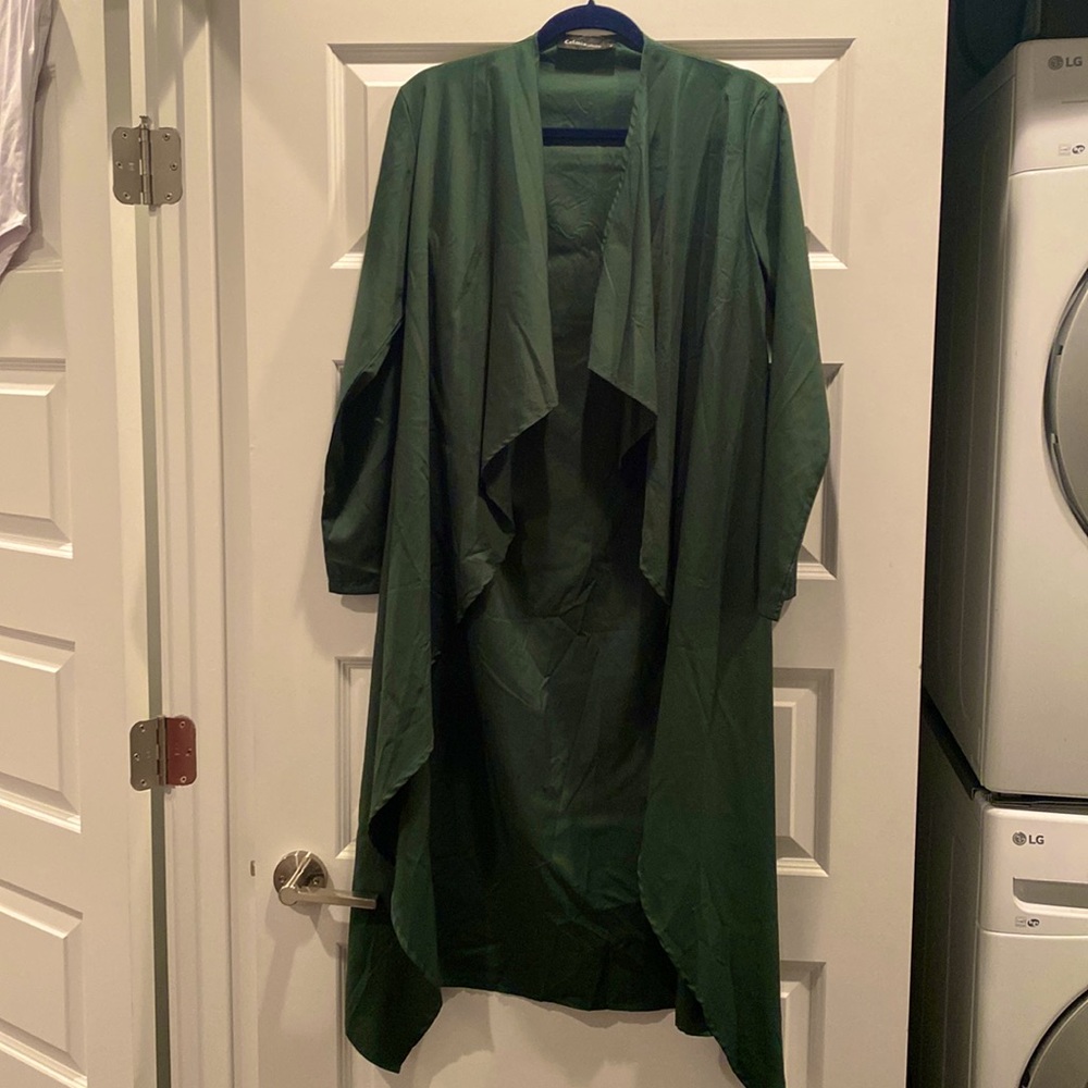 Forest Green Celmia Collection Shrug/Open Jacket